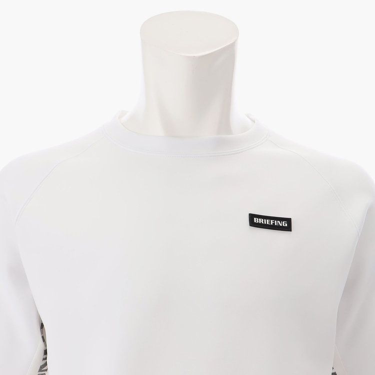 MENS SIDE LOGO LINE CREW NECK | クルーネックスウェット | トレーナー | メンズ | ホワイト | ゴルフウェア