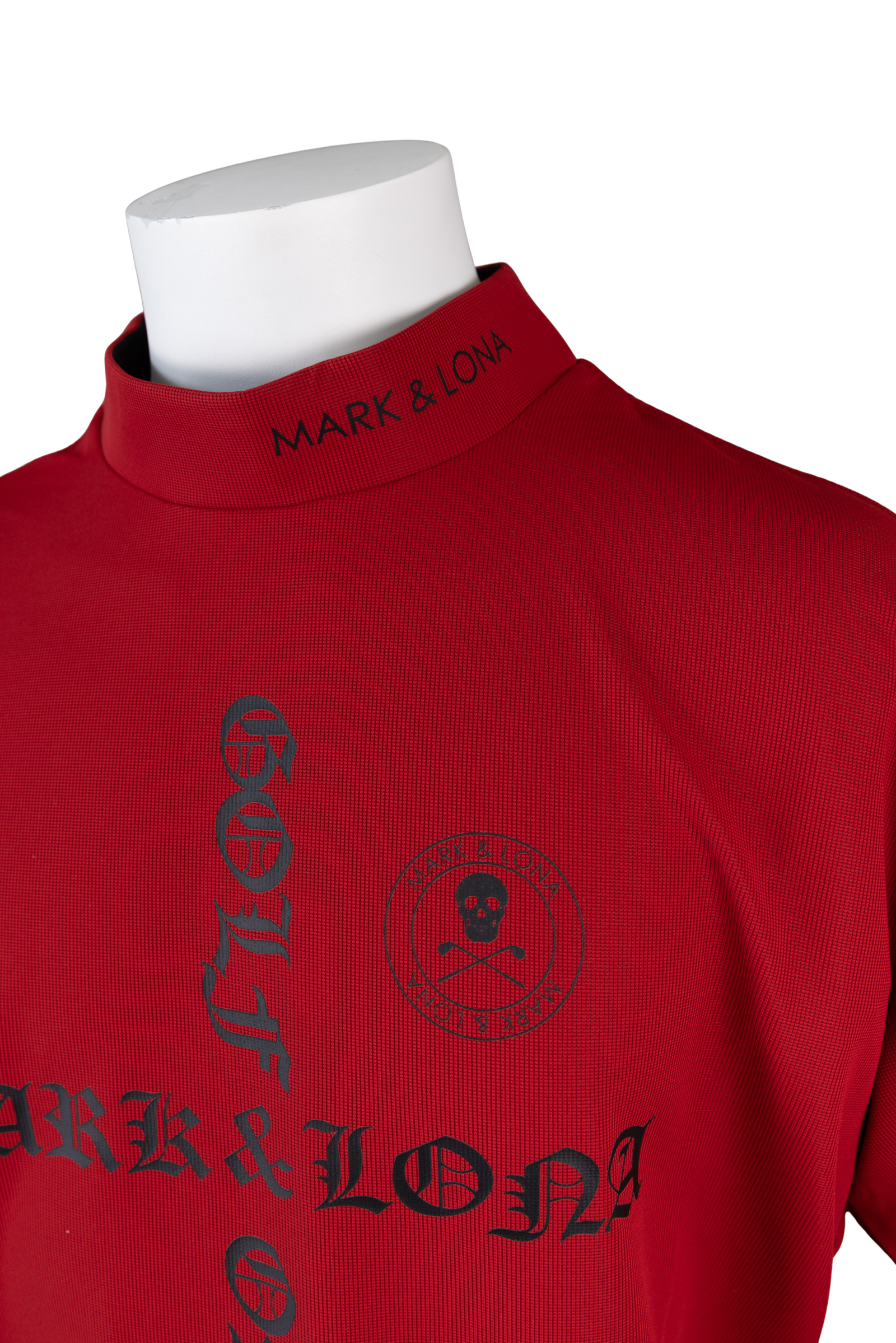 Croce Waffle Mock Neck Tee | MEN | Tシャツ | レッド | メンズ | ゴルフウェア