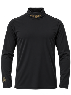 Element Thermal Turtleneck | Tシャツ | ブラック | メンズ | ゴルフウェア