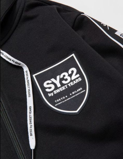 LINE TAPE ZIP HOODIE | パーカー | ブラック | メンズ