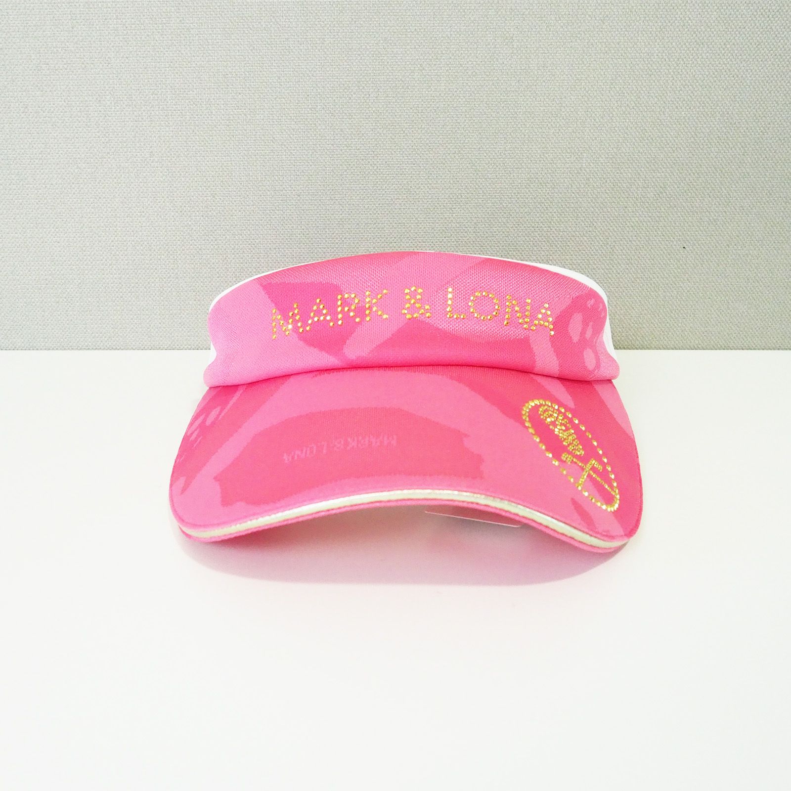 MARK&LONA - Gauge Visor Wide Brim | サンバイザー | ピンク