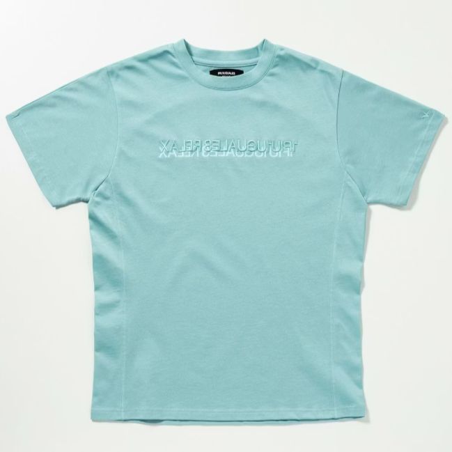 2重ロゴ半袖Tシャツ | Tシャツ | サックス | メンズ
