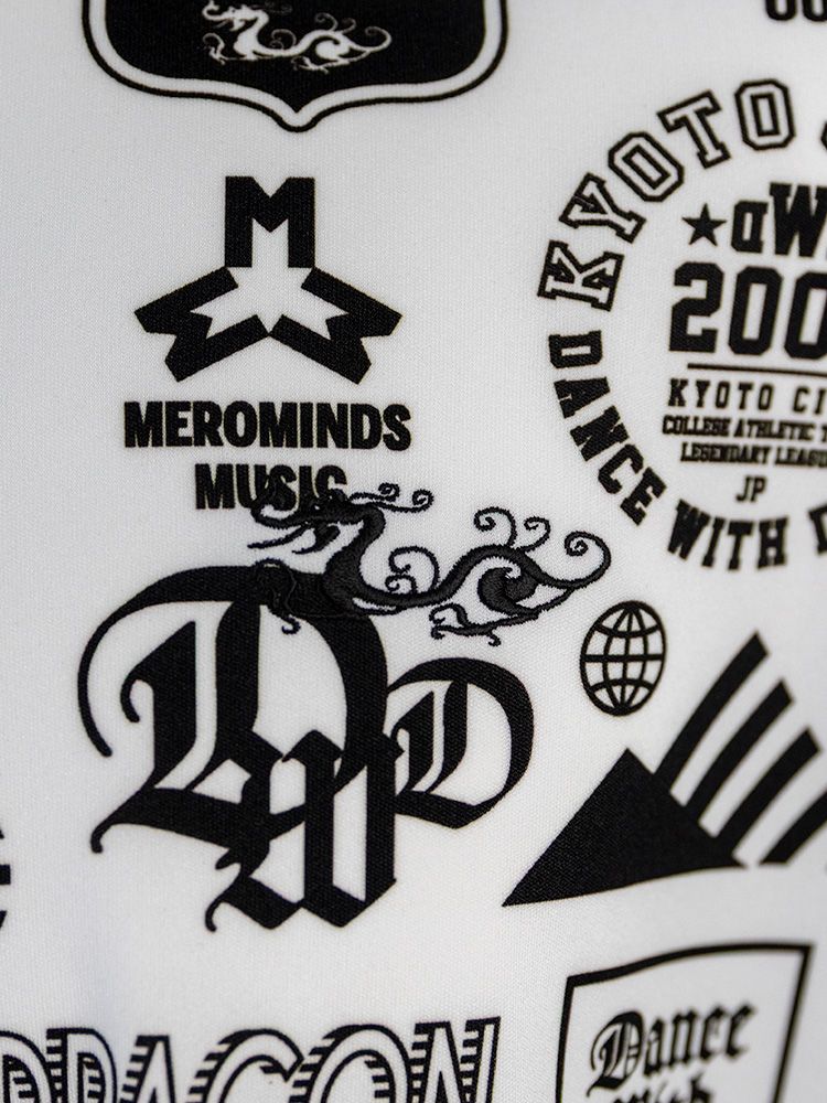 Various marksプリント長袖モック | モックネックシャツ | ホワイト | メンズ | ゴルフウェア