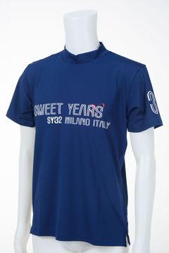SWEET LOGO MOCK SHIRTS | モックネック | ネイビー | メンズ | ゴルフウェア
