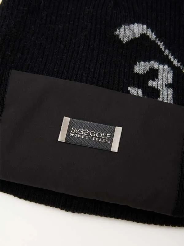 LOGO KNIT CAP | キャップ | ブラック | ユニセックス | ゴルフ