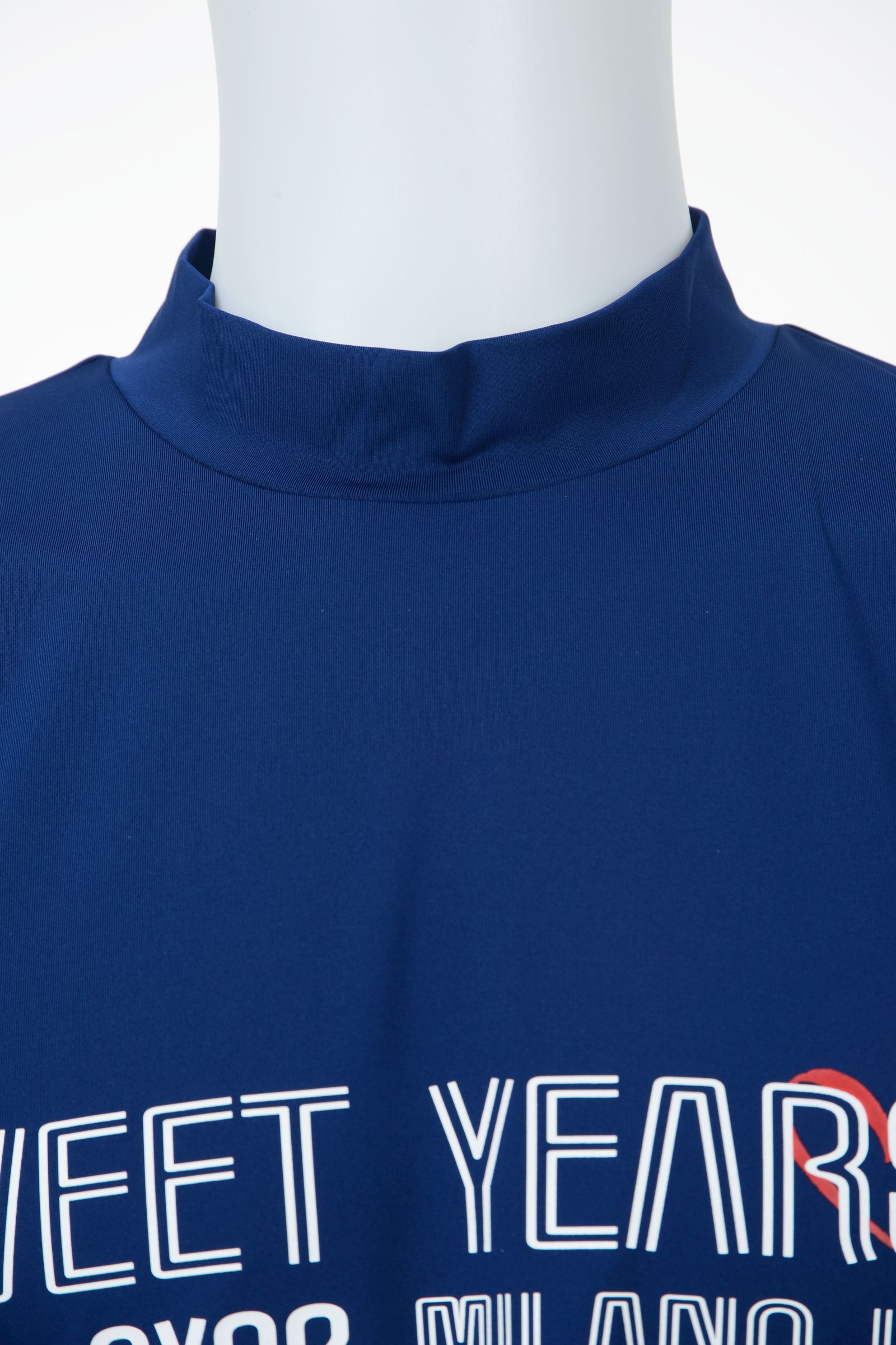 SWEET LOGO MOCK SHIRTS | モックネック | ネイビー | メンズ | ゴルフウェア