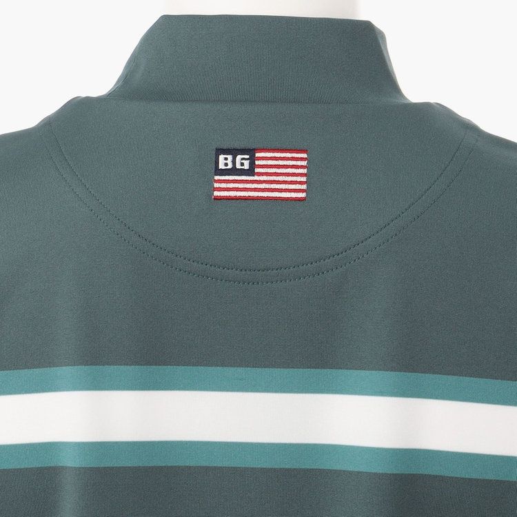 WOMENS MARINE STRIPE NS HIGH NECK | ノースリーブシャツ | ブルー | レディース | ゴルフウェア