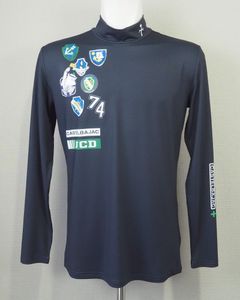 モックネック 長袖Tシャツ | ブラック | メンズ | ゴルフウェア