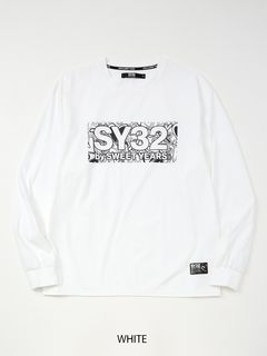 HEART PATTERN BOX LOGO L/S TEE | Tシャツ | ホワイト | メンズ | ゴルフウェア