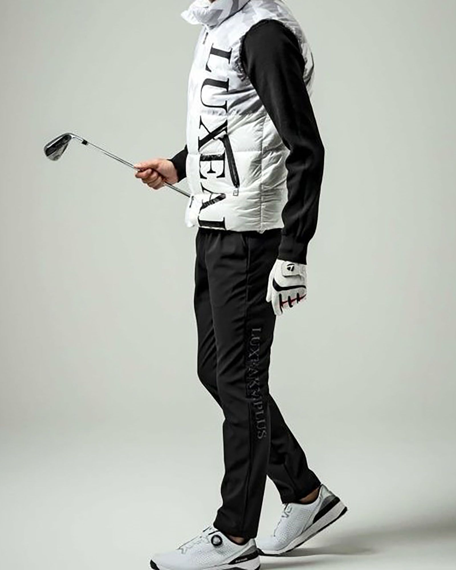 WINDPROOF LOGO SLACKS | 防風サイドロゴスラックスパンツ | ブラック | メンズ | ゴルフウェア
