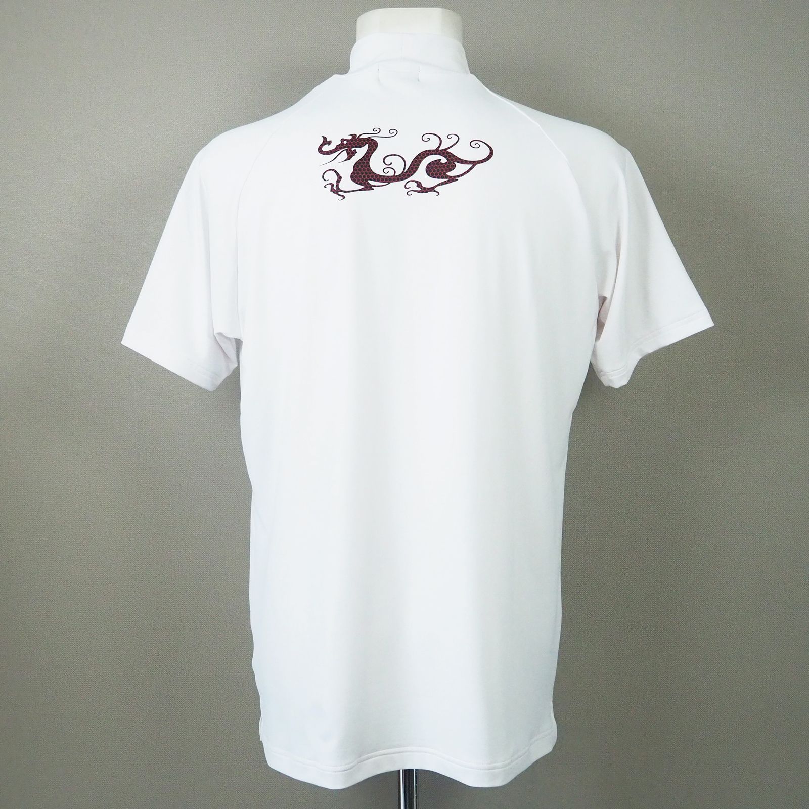 リサイクルベア天モック | 半袖 モックネック Tシャツ | メンズ ゴルフ | WHITE ホワイト (010)