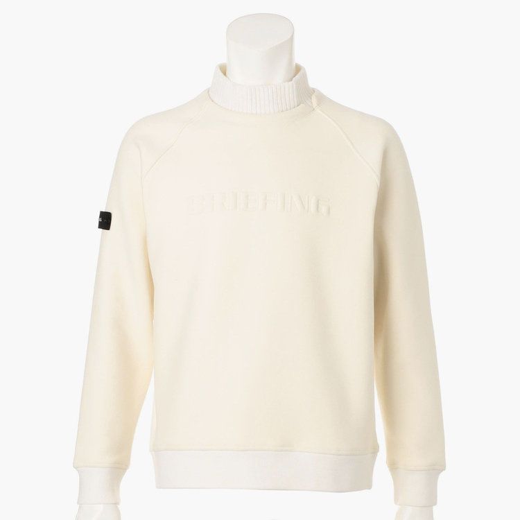 HOL MEN’S STITCH LOGO FAKE LAYERED HIGHNECK | ニット | アイボリー | メンズ | ゴルフウェア