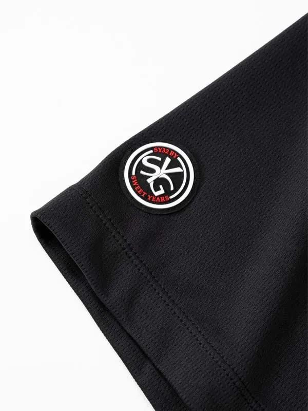 GRAPHIC POINT MOCK | モックネック | ブラック | メンズ | ゴルフウェア