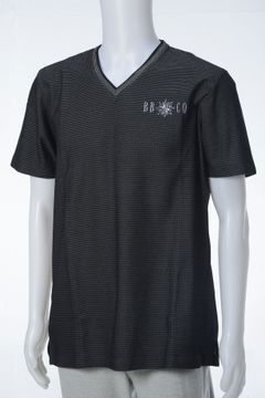 VネックTシャツ | ブラック | メンズ