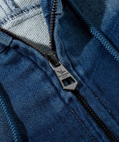 カモ柄ジョグデニムパーカー | パーカー | インディゴ | メンズ