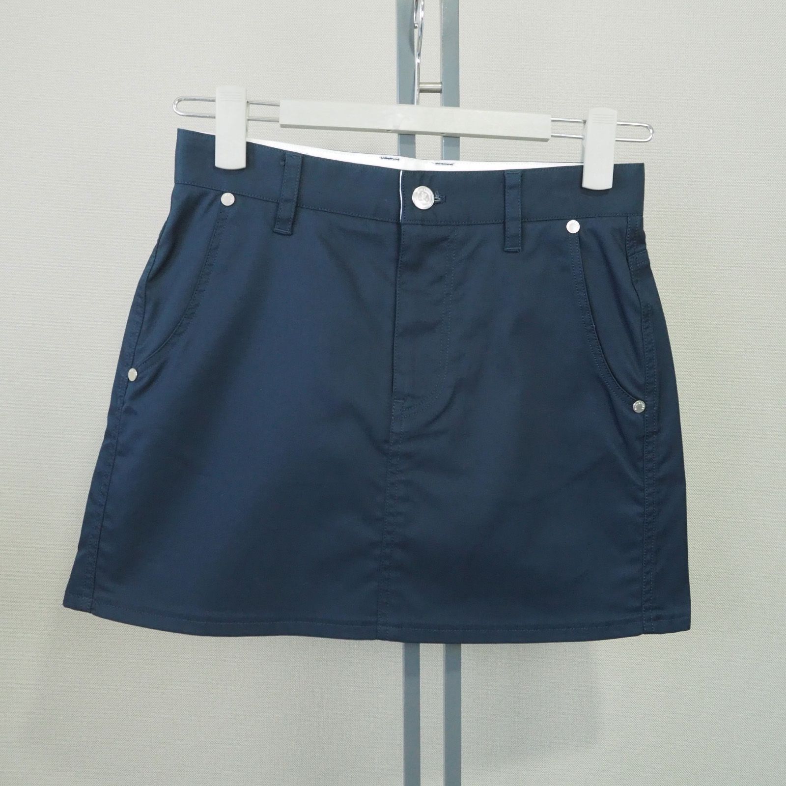 スカルステッチ ミニスカート | レディース ゴルフウェア | NAVY ネイビー
