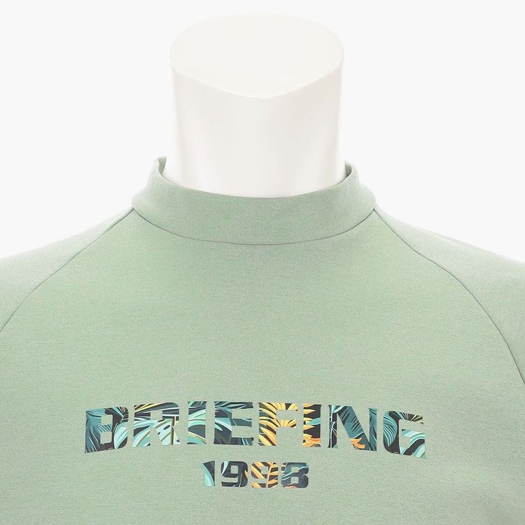 CR MEN’S BOTANICAL LOGO HIGHNECK （リラックスフィット） | ハイネックシャツ | セージグリーン | メンズ | ゴルフウェア