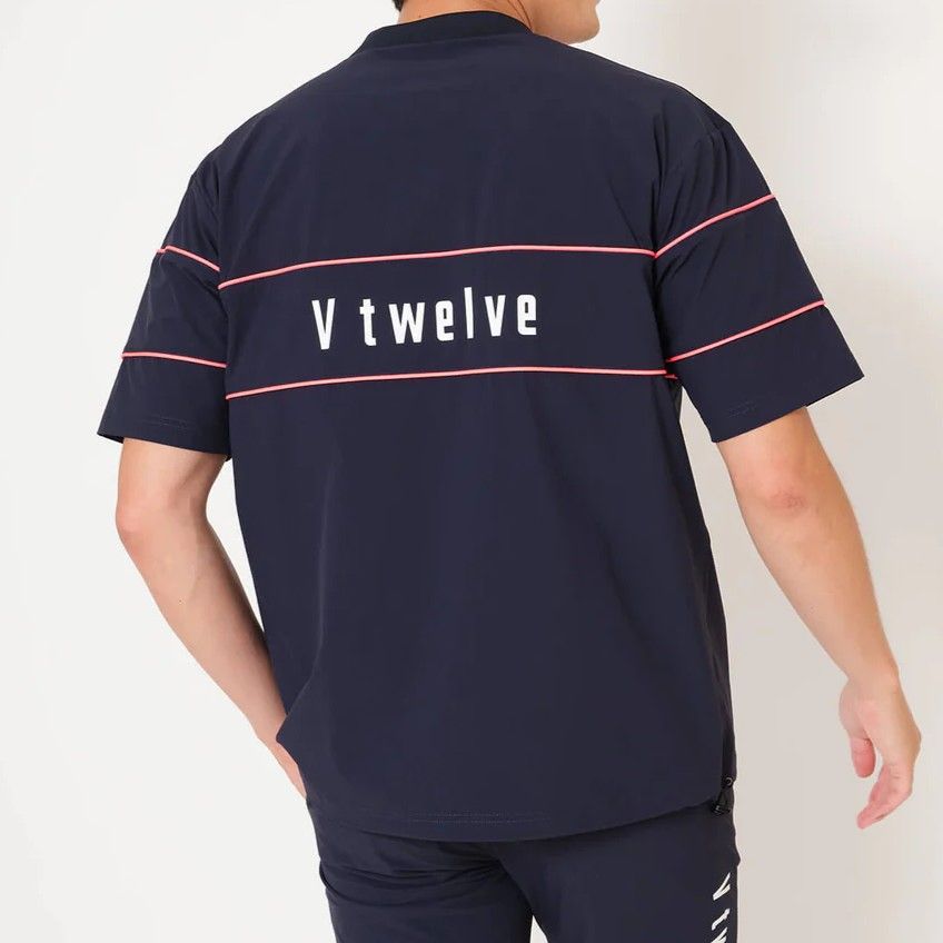 NEON L MOCK | モックネックTシャツ | ネイビー | メンズ | ゴルフウェア