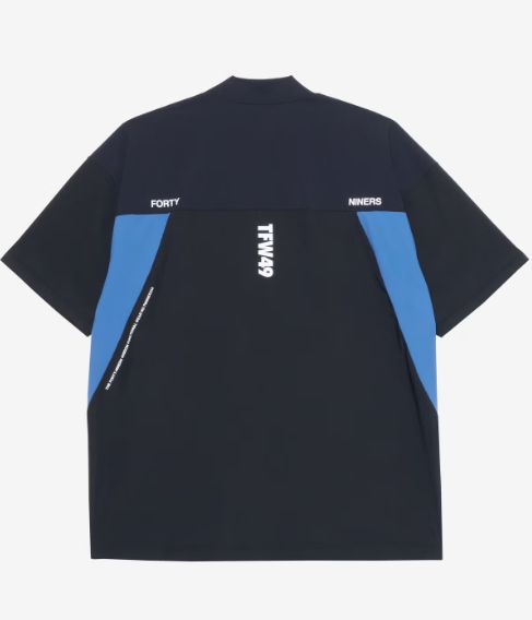 WIDE SHORT SLEEVE MOCKNECK | モックネック | ブラック | メンズ | ゴルフウェア