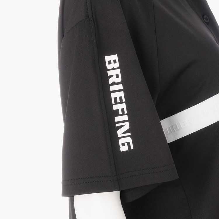WOMENS SLEEVE LOGO POLO RELAXED FIT | ポロシャツ | ブラック | レディース | ゴルフウェア