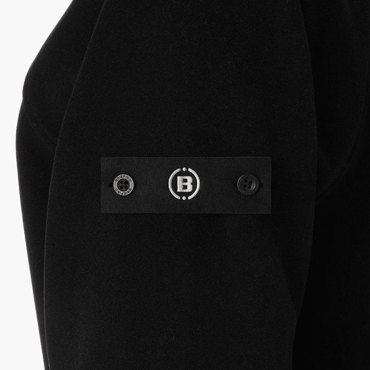 HOL MEN’S STITCH LOGO FAKE LAYERED HIGHNECK | ニット | ブラック | メンズ | ゴルフウェア