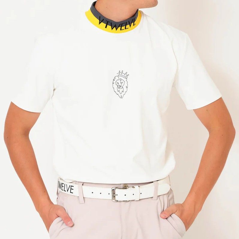 ONE HAND MOCK | Tシャツ | ホワイト | メンズ | ゴルフウェア