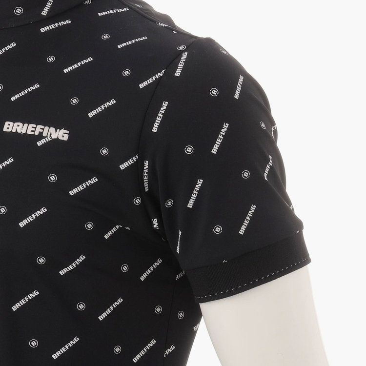 MENS MONOGRAM HIGH NECK | ハイネックTシャツ | ブラック | メンズ | ゴルフウェア