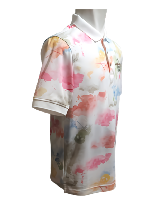 【木村拓哉さん着用】Pulse Camo Polo | ポロシャツ | ホワイト | メンズ | ゴルフウェア