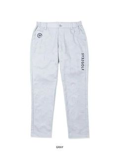 BACK EMBOSS STRETCH PANTS | ロングパンツ | グレー | メンズ | ゴルフウェア