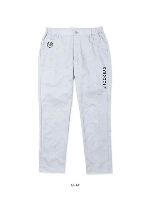 BACK EMBOSS STRETCH PANTS | ロングパンツ | グレー | メンズ | ゴルフウェア