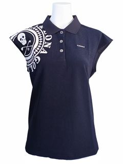 Reborn French Sleeve Polo | ポロシャツ | ブラック | レディース | ゴルフウェア