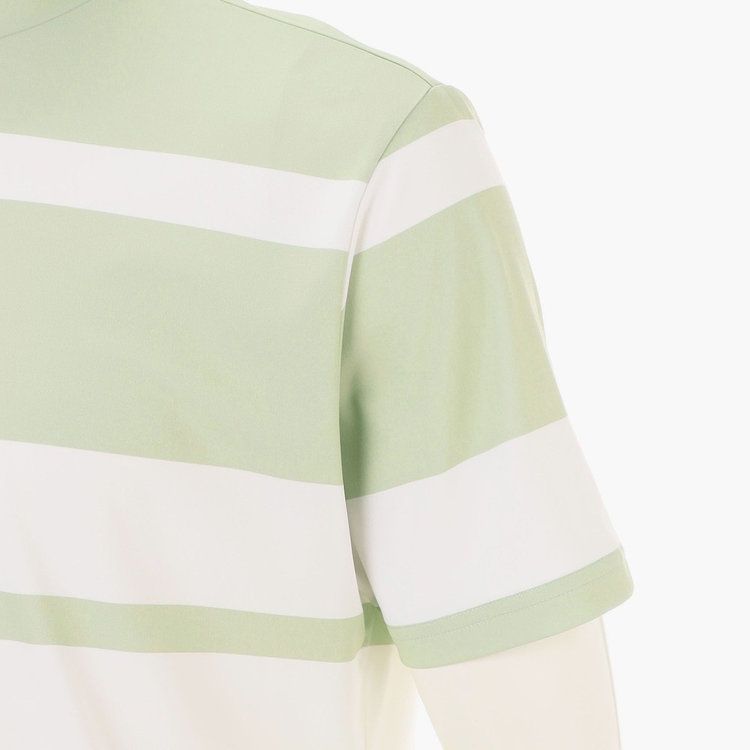 MEN’S PANEL STRIPE HIGHNECK（リラックスフィット） | ハイネックシャツ | サージグリーン | メンズ | ゴルフウェア
