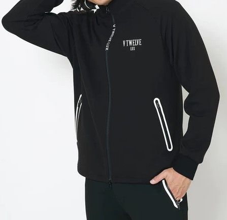 LX TEC JKT | スウェット | ジップアップ | ブラック | メンズ | ゴルフウェア