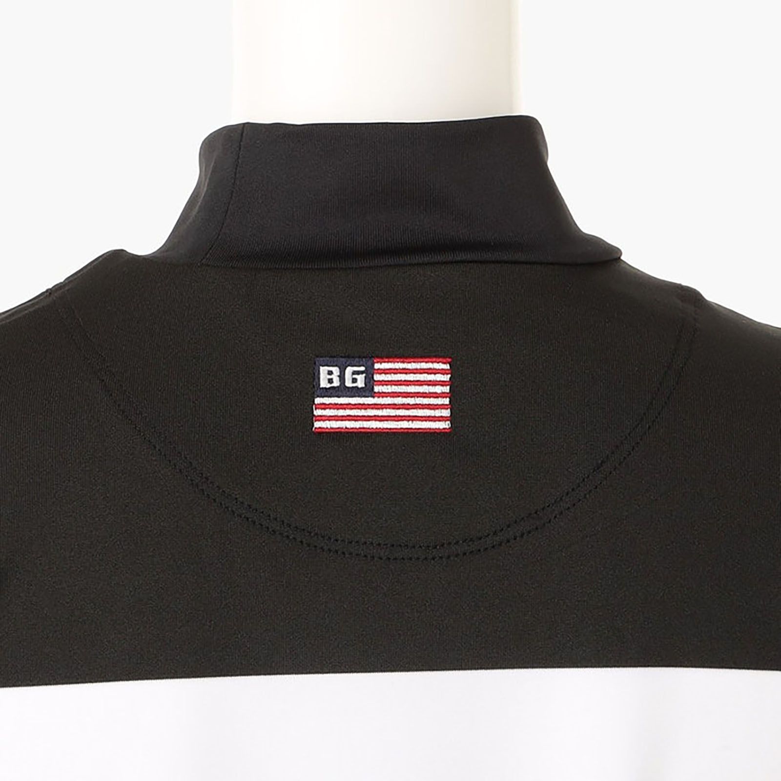 WOMENS PANEL STRIPE NO SLEEVE HIGH NECK | モックネック | ノースリーブ | ブラック | レディース | ゴルフウェア