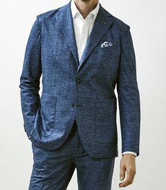 ストレッチドライメッシュプリントジャケット | サックス | メンズ