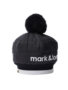 Frame Quilted Pom Cap | ニットキャップ | ブラック | ユニセックス | ゴルフ