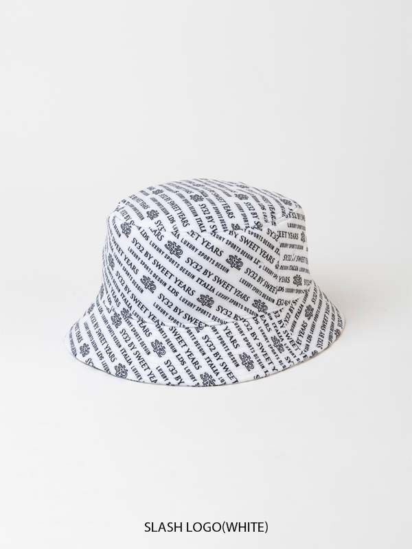 GRAPHIC BUCKET HAT | ハット | スラッシュロゴ | ホワイト | ユニセックス