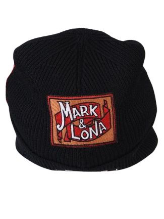 Retro Patch Double Knit Cap | ニットキャップ | ブラック | ユニセックス | ゴルフ