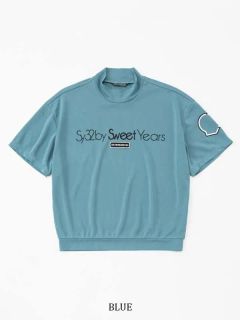 H/S MOCK SHIRTS | モックネック | ブルー | レディース | ゴルフウェア