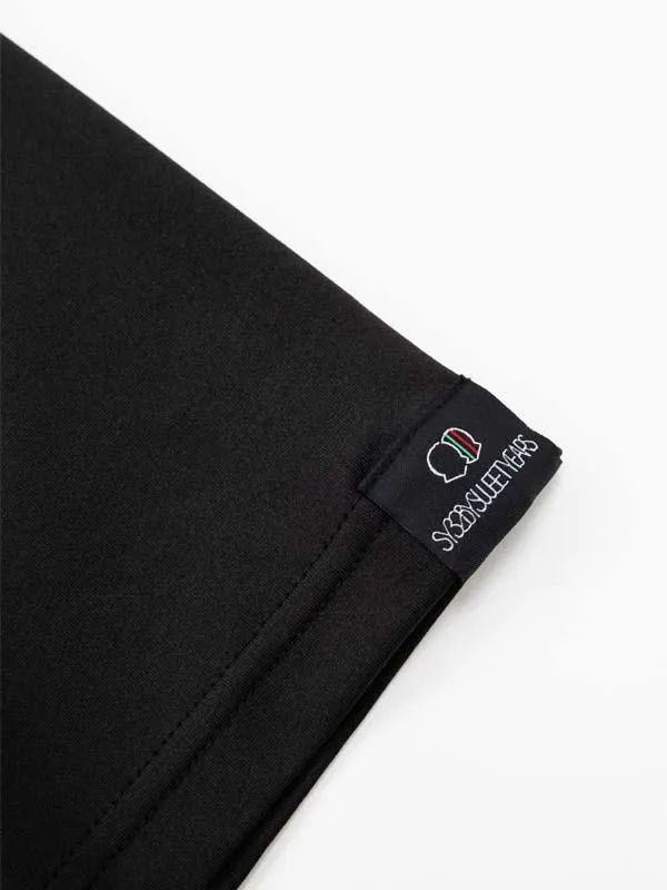 ITALIAN EMBLEM MOCK | モックネック | ブラック | メンズ | ゴルフウェア