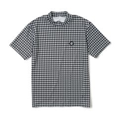 HOUNDS MOCK | Tシャツ | ブラック | メンズ | ゴルフウェア