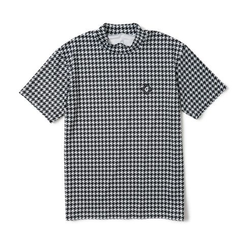 HOUNDS MOCK | Tシャツ | ブラック | メンズ | ゴルフウェア