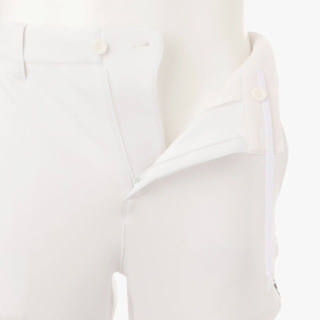 MENS SIDE LOGO LINE SLIM PANTS | スラックス | パンツ | ホワイト | メンズ | ゴルフウェア
