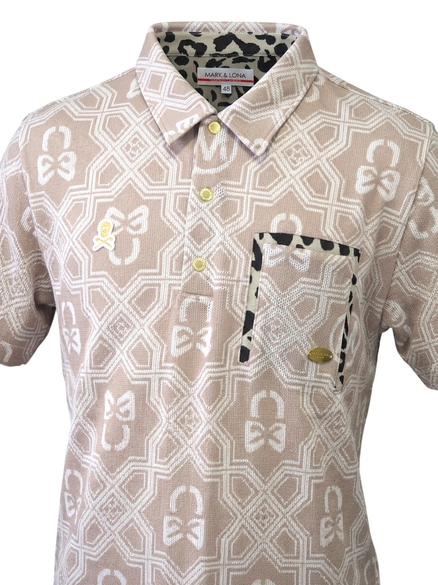 Dominant Mesh Shirt | ポロシャツ | ベージュ | メンズ | ゴルフウェア