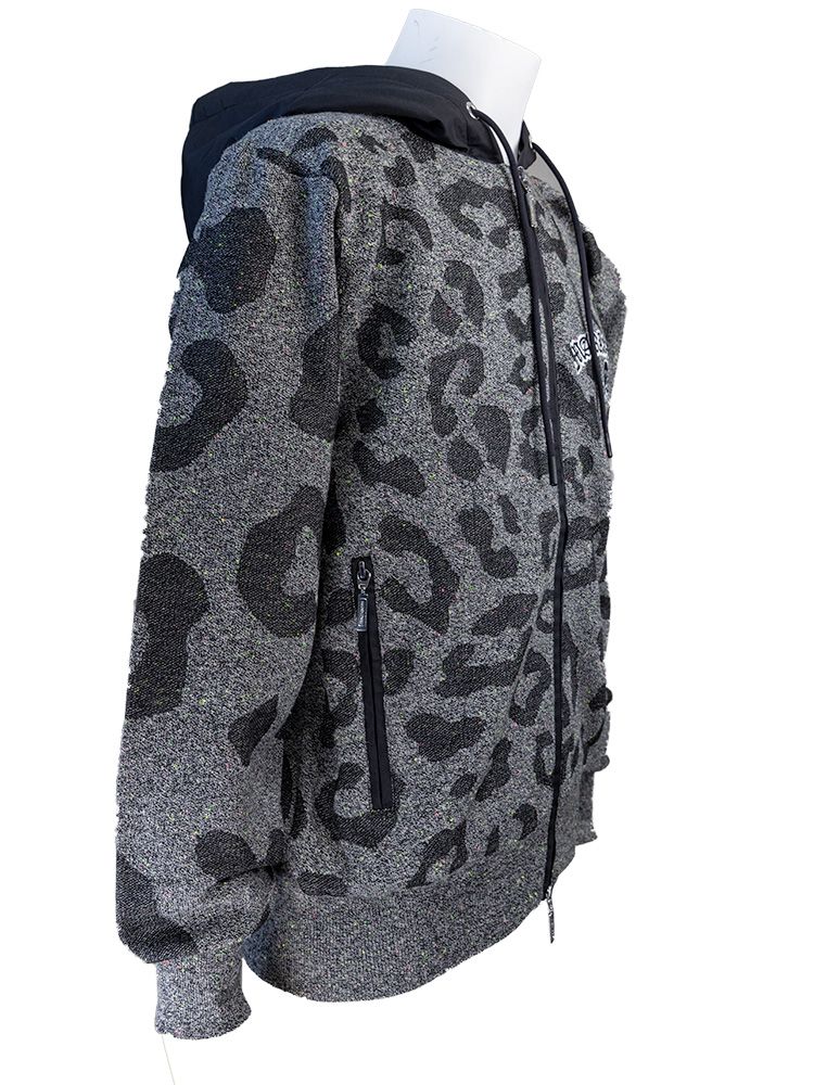 Pantera Prism Knit Zip Hoodie | パーカー | ブラック | メンズ | ゴルフウェア | 写真