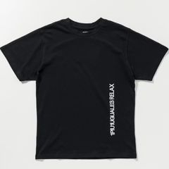 バーチカルエンブロイディー半袖Tシャツ | Tシャツ | ブラック | メンズ