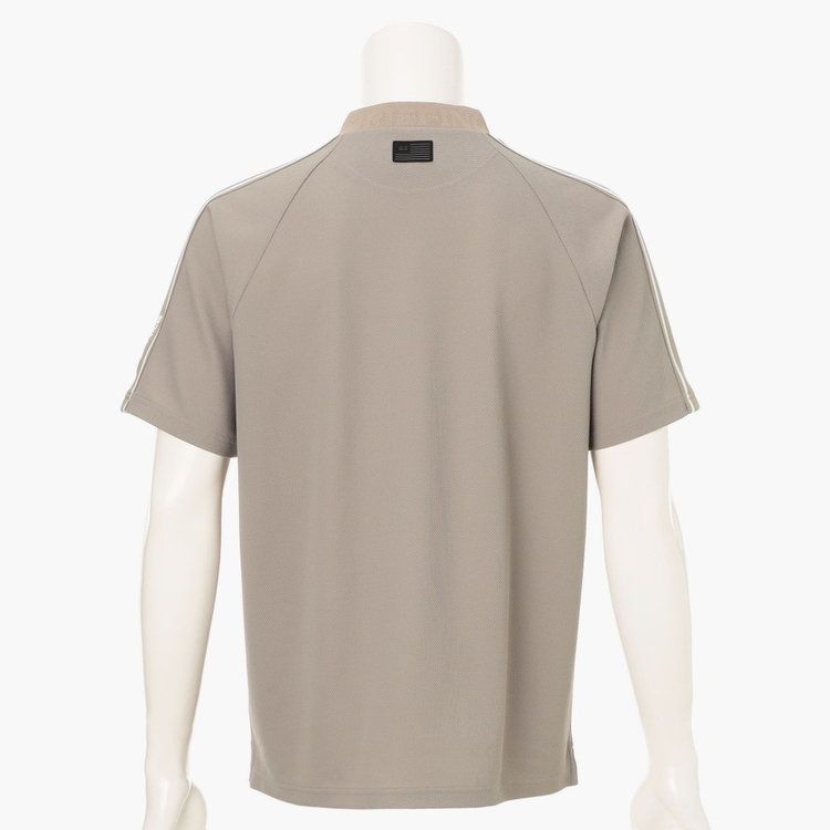 LINE HIGHNECK（リラックスフィット） | ハイネックシャツ | ライトブラウン | メンズ | ゴルフウェア