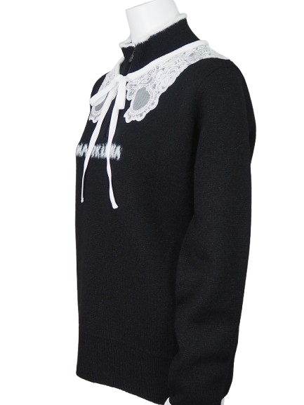 Sylph Skully Lace Mohair Knit | ニット | セーター | ブラック | レディース | ゴルフウェア