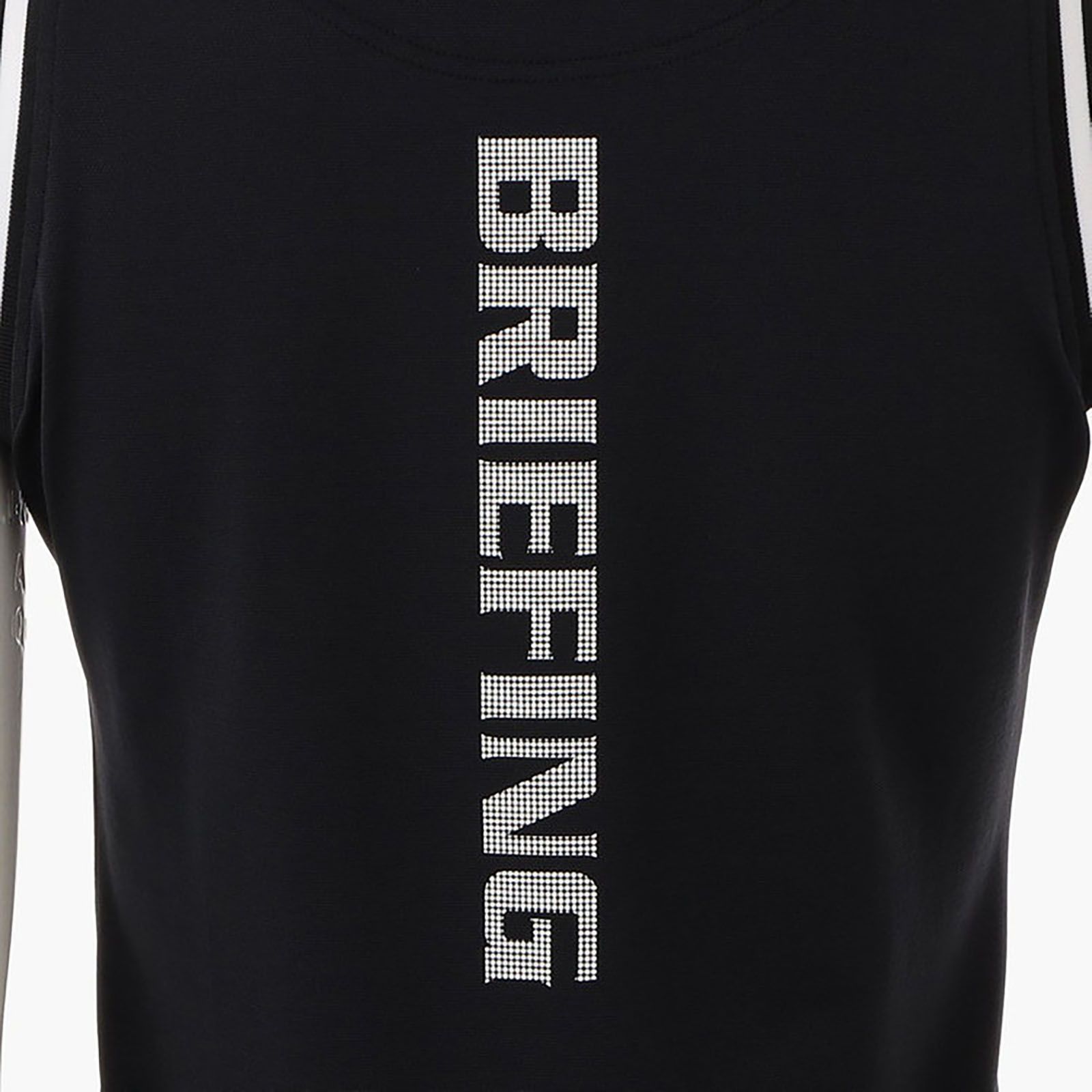 WOMENS TOUR NO SLEEVE HIGH NECK | ツアー ノースリーブ ハイネック | モックネック Tシャツ | ブラック | レディース | ゴルフウェア