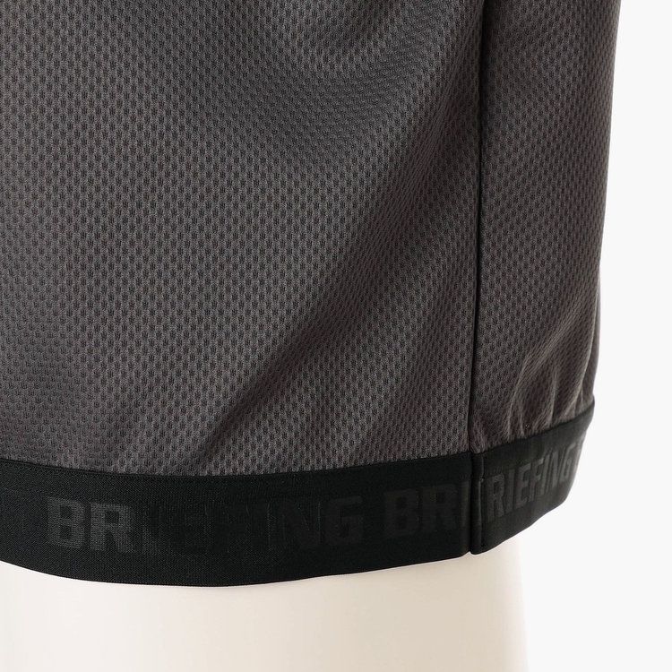 REF MEN'S HEM LOGO LS HALFZIP（リラックスフィット） | チャコール | メンズ | ゴルフウェア